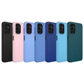 Samsung Galaxy A13 4G - Kılıf Metal Çerçeve ve Buton Tasarımlı Silikon Luna Kapak thumbnail 2