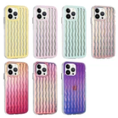 Apple iPhone 14 Pro Max - Kılıf Kabartmalı Dalga Tasarımlı Silikon İsmira Kapak thumbnail 2