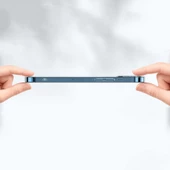 Apple iPhone 13 Pro - Kılıf Şeffaf Sert PC Vayt Kapak - 5