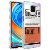 Xiaomi Redmi Note 9 Pro - Kılıf Airbag Kenarlı Renkli Desenli Silikon Elegans Kapak - 1