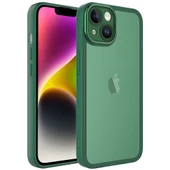 Apple iPhone 14 - Kılıf Kamera Korumalı Transparan Post Kapak thumbnail 1