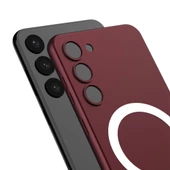 Samsung Galaxy S23 Plus - Kılıf Wireless Şarj Özellikli Kıpta Magsafe Silikon Kapak thumbnail 4