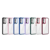 Samsung Galaxy A34 - Kılıf Arkası Şeffaf Kamera Çevresi Parlak Zıt Renkli Flora Kapak thumbnail 2