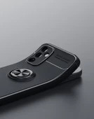 Samsung Galaxy A14 - Kılıf Yüzüklü Karbon Ravel Silikon Kapak thumbnail 4