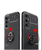 Samsung Galaxy A14 - Kılıf Yüzüklü Karbon Ravel Silikon Kapak thumbnail 3