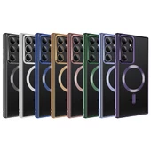 Samsung Galaxy S22 Ultra - Kılıf Magsafe Wireless Şarj Özellikli Setro Silikon thumbnail 2