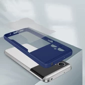 Xiaomi Poco M5 - Kılıf Kenarı Renkli Arkası Şeffaf Parfe Kapak - 3
