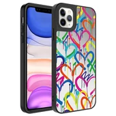 Apple iPhone 11 Pro - Kılıf Aynalı Desenli Kamera Korumalı Parlak Mirror Kapak - 1