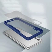 Samsung Galaxy A04 - Kılıf Kenarı Renkli Arkası Şeffaf Parfe Kapak thumbnail 2