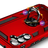 Samsung Galaxy A34 - Kılıf Yüzüklü Zırh Tank Vega Kapak thumbnail 5