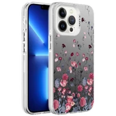 Apple iPhone 13 Pro Max - Kılıf Desenli Silver Sert Kapak thumbnail 1