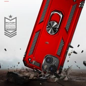 Apple iPhone 15 - Kılıf Yüzüklü Zırh Tank Vega Kapak thumbnail 4