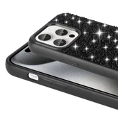 Apple iPhone 15 Pro Max - Kılıf Parlak Taşlı Tasarım Linea Diamond Kapak thumbnail 5