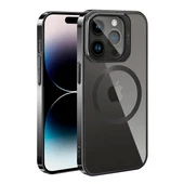 Apple iPhone 14 Pro Max - Kılıf Magsafe Şarj Özellikli Standlı Klon Kapak thumbnail 1