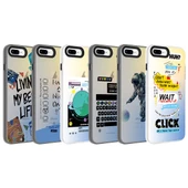 Apple iPhone 8 Plus - Kılıf Desenli Dragon Sert Kapak thumbnail 2