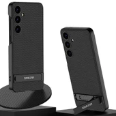 Samsung Galaxy S24 - Kılıf Kamera Korumalı Leather Dikey Standlı Ays Kapak thumbnail 1