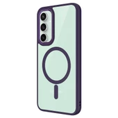 Samsung Galaxy S23 FE - Kılıf Wireless Şarj Özellikli Krom Magsafe Silikon Kapak thumbnail 3