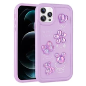 Apple iPhone 13 Pro Max - Kılıf Kabartma Figürlü Parlak Toys Silikon Kapak thumbnail 1