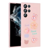 Samsung Galaxy S22 Ultra - Kılıf Kabartma Figürlü Parlak Toys Silikon Kapak thumbnail 1