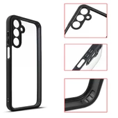 Samsung Galaxy A25 - Kılıf Kamera Korumalı Şeffaf Arka Yüzey New Roll Kapak thumbnail 8