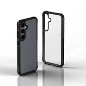 Samsung Galaxy S24 Plus - Kılıf Şeffaf Sert PC Arka Yüzey Tasarımlı Edo Kapak thumbnail 1