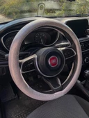 Hologram Noktalı Janjanlı Direksiyon Kılıfı Beyaz - 2