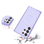 Samsung Galaxy S23 Ultra - Kılıf Magsafe Şarj Özellikli Parlayan Simli Saydam Renkli Allstar Kapak thumbnail 5