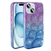 Apple iPhone 14 - Kılıf Simli 3D Desenli Hacar Kapak thumbnail 6