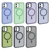 Apple iPhone 11 - Kılıf Magsafe Şarj Özellikli Mat Arka Yüzey Sio Kapak thumbnail 8