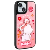 Apple iPhone 13 - Kılıf Parlayan Kabartmalı İkonik Figürlü Amas Silikon Kapak thumbnail 4