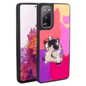 Samsung Galaxy S20 FE - Kılıf Parlayan Kabartmalı İkonik Figürlü Amas Silikon Kapak thumbnail 1