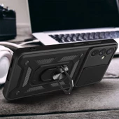 Samsung Galaxy A34 - Kılıf Magnetik Standlı Kamera Korumalı Sürgülü Vega Kapak thumbnail 4