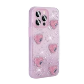 Apple iPhone 14 Pro Max - Kılıf Airbagli Simli Arka Yüzey Işıltı Silikon Kapak thumbnail 5