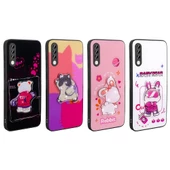 Samsung Galaxy A70 - Kılıf Parlayan Kabartmalı İkonik Figürlü Amas Silikon Kapak thumbnail 2