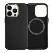 Apple iPhone 15 Pro - Kılıf Magsafe Şarj Özellikli PU Deri Adora Kapak thumbnail 2