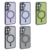 Samsung Galaxy S24 Plus - Kılıf Magsafe Şarj Özellikli Mat Arka Yüzey Sio Kapak thumbnail 5