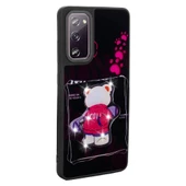 Samsung Galaxy S20 FE - Kılıf Parlayan Kabartmalı İkonik Figürlü Amas Silikon Kapak thumbnail 2