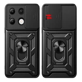 Xiaomi Redmi Note 13 4G - Kılıf Magnetik Standlı Kamera Korumalı Sürgülü Vega Kapak thumbnail 2