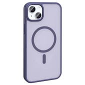 Apple iPhone 13 - Kılıf Magsafe Şarj Özellikli Mat Arka Yüzey Sio Kapak thumbnail 7