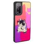 Samsung Galaxy S20 FE - Kılıf Parlayan Kabartmalı İkonik Figürlü Amas Silikon Kapak thumbnail 3