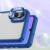 Samsung Galaxy A05 - Kılıf Arkası Şeffaf Kamera Çevresi Parlak Zıt Renkli Flora Kapak thumbnail 3