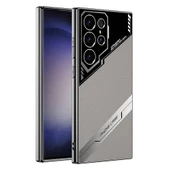 Samsung Galaxy S23 Ultra - Kılıf Kamera Korumalı Suni Deri Tasarım Yeni Seri Procase Kapak - 1