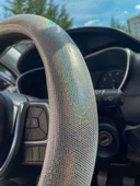 Hologram Noktalı Janjanlı Direksiyon Kılıfı Beyaz - 6