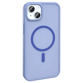 Apple iPhone 14 - Kılıf Magsafe Şarj Özellikli Mat Arka Yüzey Sio Kapak thumbnail 7