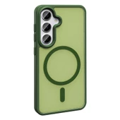 Samsung Galaxy S24 Plus - Kılıf Magsafe Şarj Özellikli Mat Arka Yüzey Sio Kapak thumbnail 7