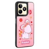 REALME C53 4G - Kılıf Parlayan Kabartmalı İkonik Figürlü Amas Silikon Kapak thumbnail 3