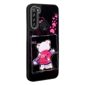 Xiaomi Redmi Note 8 - Kılıf Parlayan Kabartmalı İkonik Figürlü Amas Silikon Kapak thumbnail 4