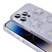 Apple iPhone 14 Pro Max - Kılıf Airbagli Simli Arka Yüzey Işıltı Silikon Kapak thumbnail 4