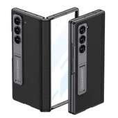 Samsung Galaxy Z Fold 6 - Kılıf Deri Kalem Bölmeli Standlı Kıpta Premium Kılıf thumbnail 5