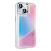 Apple iPhone 14 - Kılıf Airbagli Renkli Arka Yüzey Boncuk Tasarımlı Kumul Kapak thumbnail 2